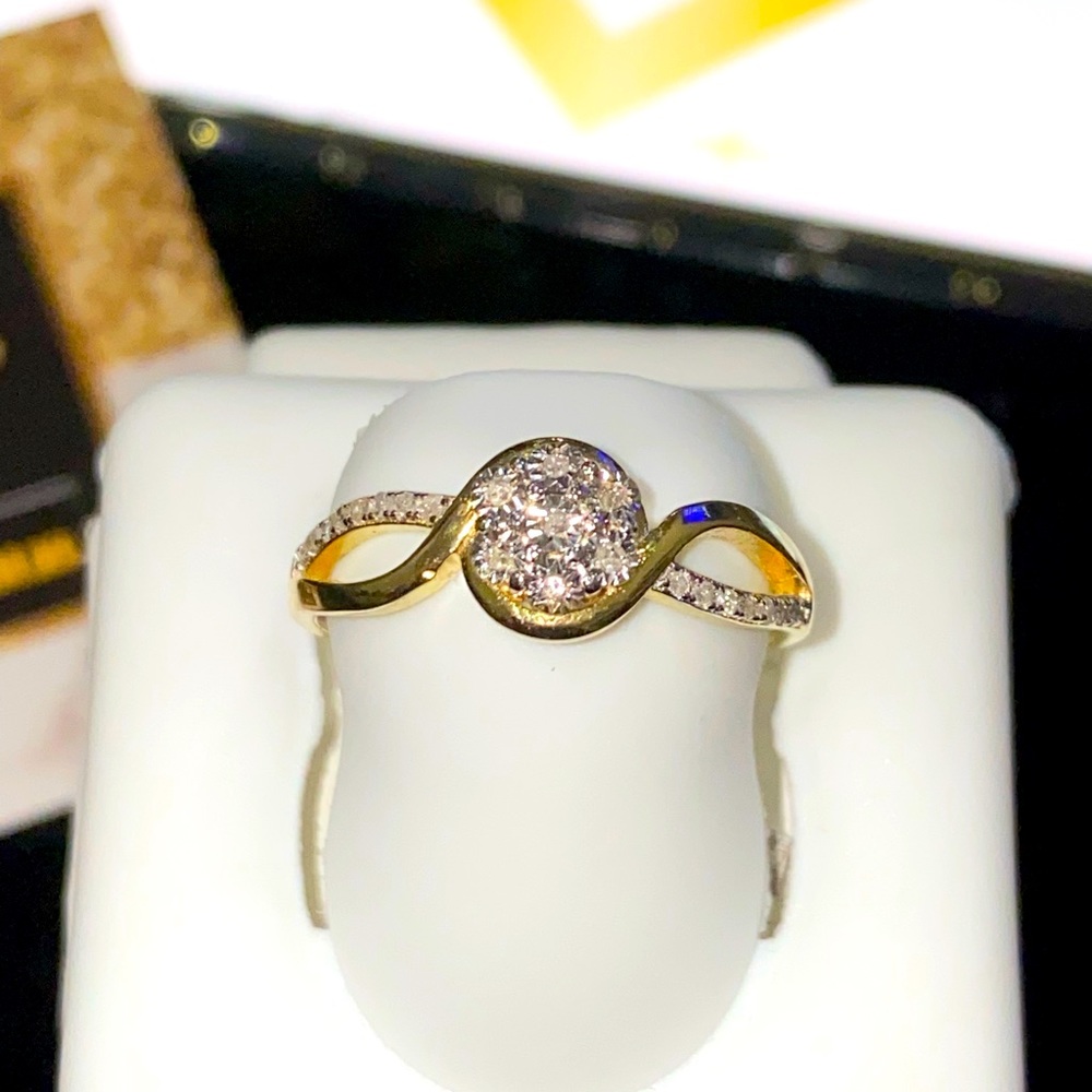 Real diamond ring for women best gift huge sale not CZ not moissanite gift wrap